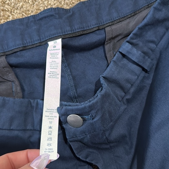 Lululemon Commission Short Slim Chino 9" True Navy - Picture 7 of 12